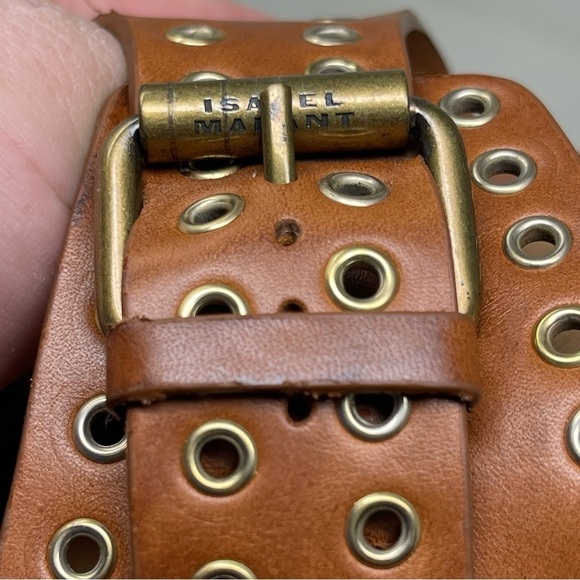 ISABEL MARANT Jaso embellished leather wooden slides sz 36 US 5 - Picture 11 of 12